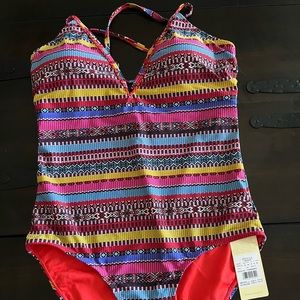 Gottex Profile Modern Swimsuit Sz 14